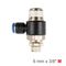 AIRCRAFT Flow Control Swiv. Elbow Pu 6mm X 3/8' M